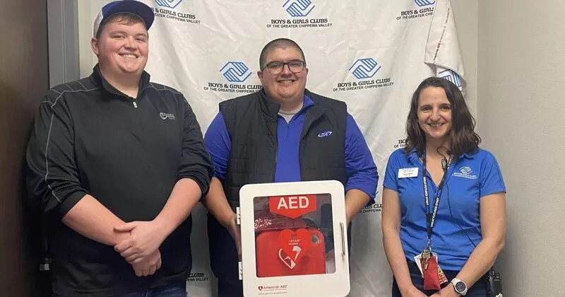 Defibrillators donated to local Boys & Girls clubs