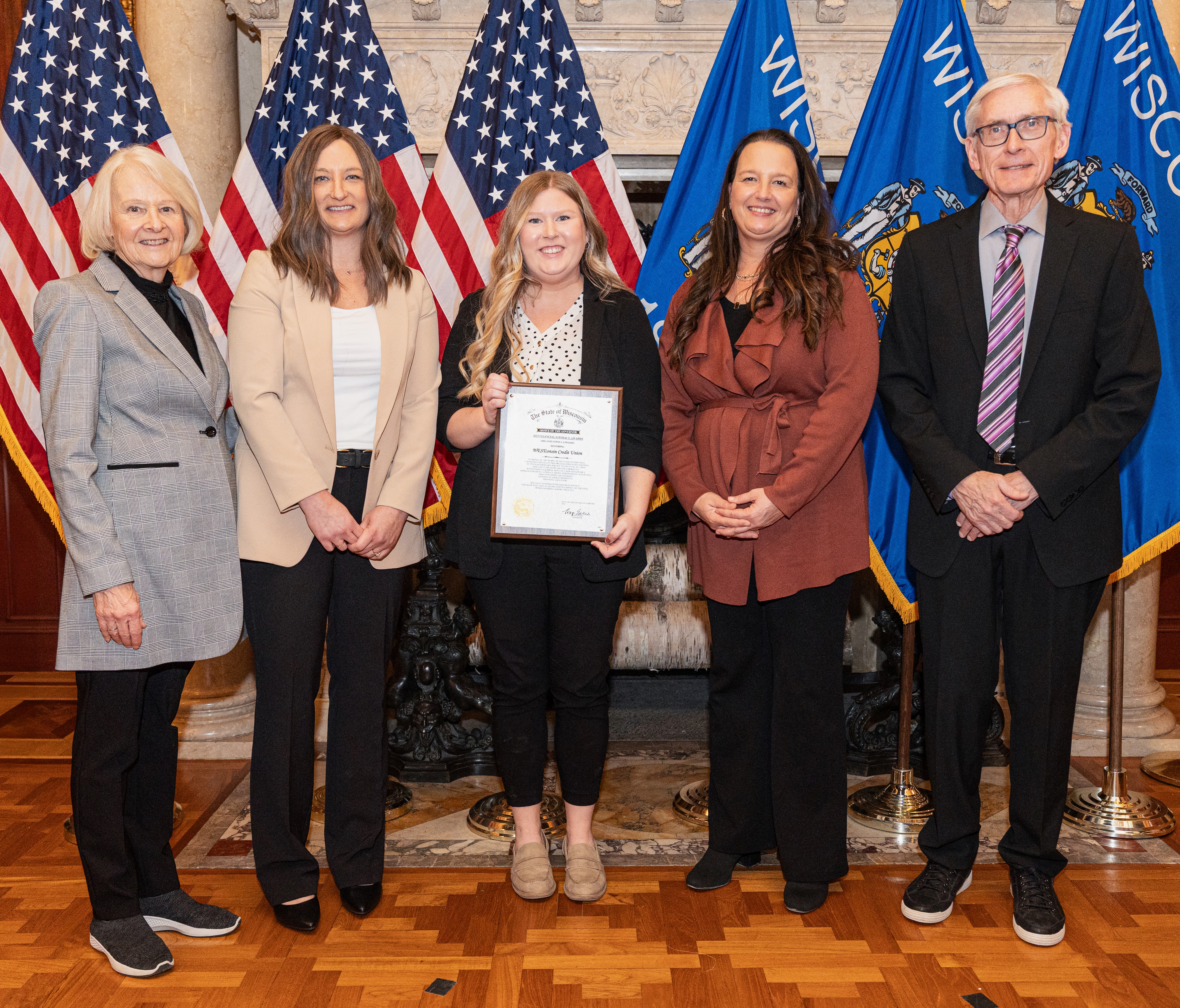 WESTconsin Credit Union Wins Governor's Financial Literacy Award