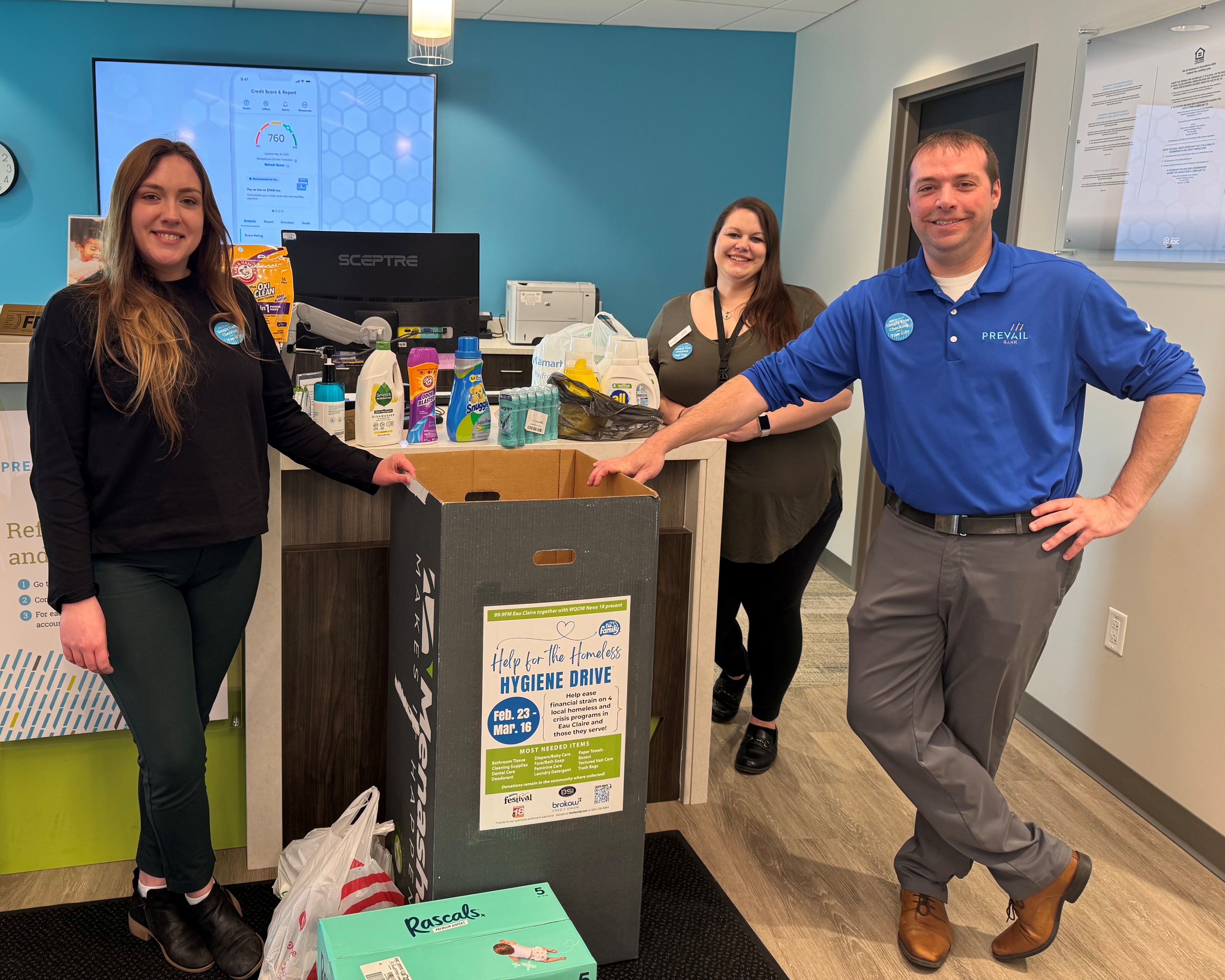 3,713 Dollars in Hygiene Products Collected to Support Local Crisis Agencies 3,713 Dollars in Hygiene Products Collected to Support Local Crisis Agencies