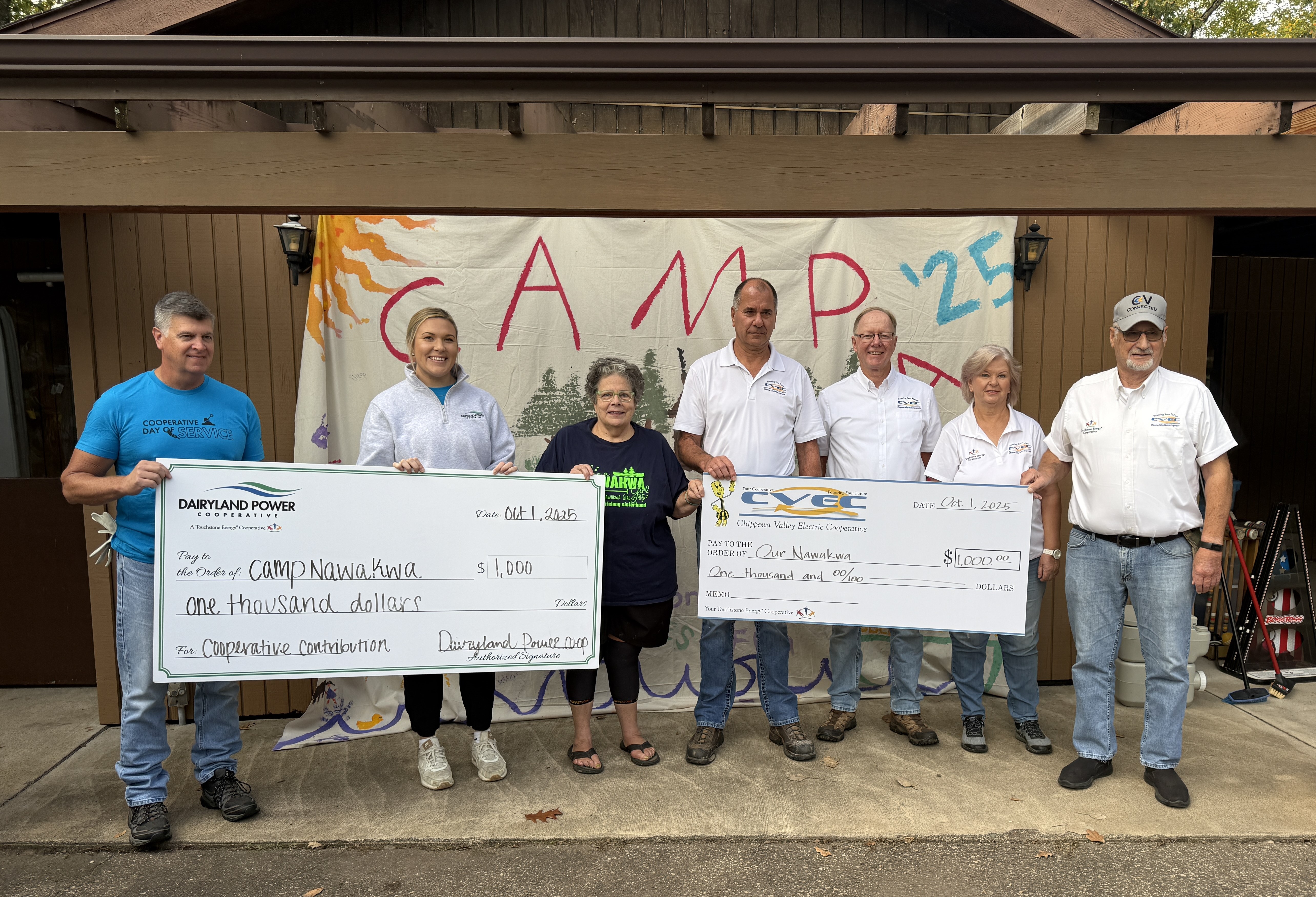 Dairyland Power and Chippewa Valley Electric Cooperative Support Camp Nawakwa
