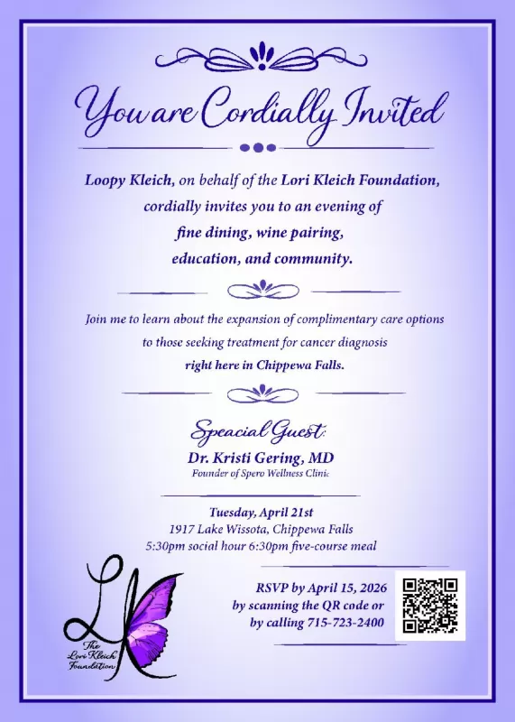 Lori Kleich Foundation Wine Pairing Dinner at 1917