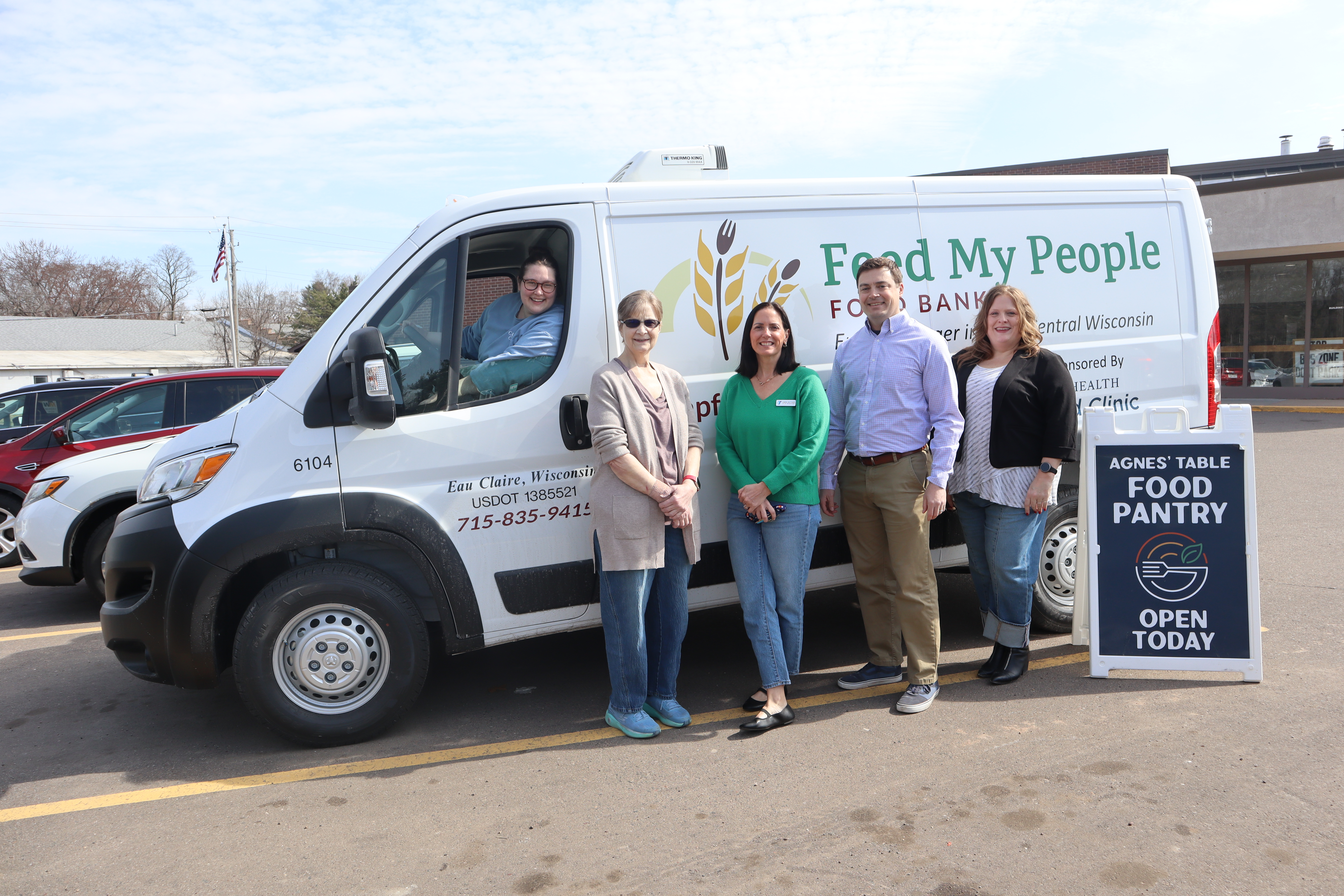 Marshfield Clinic donates funds for vehicle purchase to support Feed My People Food Bank